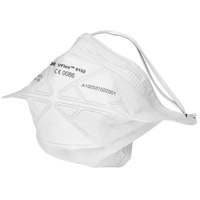 Маска 3M противопрахова без клапа сгъваема FFP2 NR D, VFlex 9152E