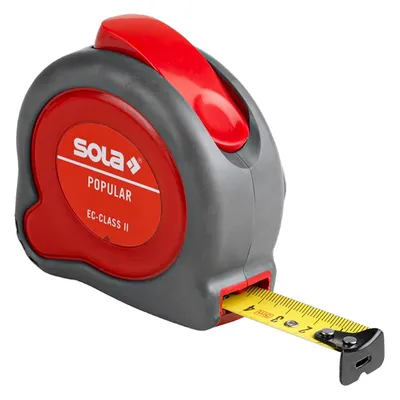 Противоударна гумирана ролетка Sola  8 м, Popular PP 8