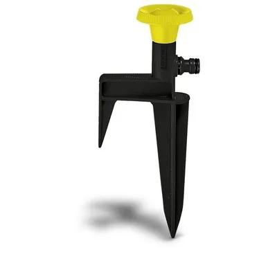 Разпръсквач за поливане Karcher кръгов секторен с шип за земята  64 м2, 1/2", 5/8", 3/4 ", CS 90 SPIKE