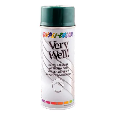 Спрей боя Dupli-Color флакон 0.4 л, мъхестозелена, RAL 6005, Very Well