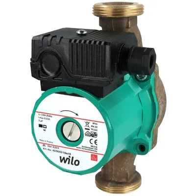 Циркулационна помпа Wilo за питейни горещи води 3.1 м3/ч, 2 м, 1 1/2 ", Star-Z 25/2