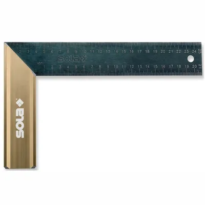 Дърводелски прав ъгъл Sola  200x145 мм, SRG 200