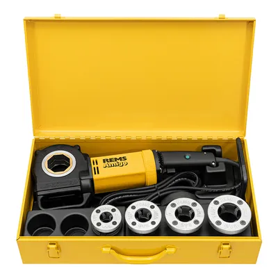 Електрическа винторезка REMS в комплект с глави   1200 W, 1/2" - 1 1/4 " Amigo Set