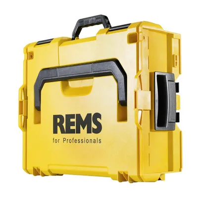 Куфар за инструменти REMS за пресовъчни клещи  220х370х160 мм, жълт, L-Boxx
