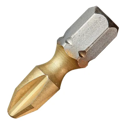 Накрайник бит PH Wekador Philips с покритие, торсионен PH 1, 1/4", 25 мм, 1602 ZRN