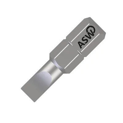 Накрайник бит SB Wekador прав плосък торсионен  SB 0.6x4.5, 1/4", 25 мм, 1601 CON