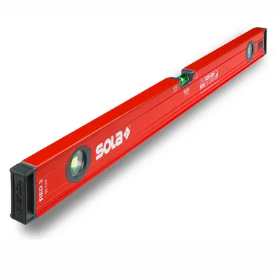 Нивелир алуминиев кутия Sola Box Level 800 мм, 0.3 мм/м, RED 3 80