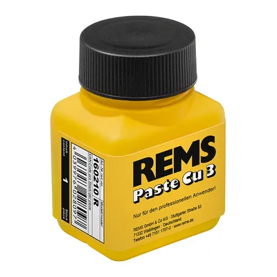 Паста REMS флюс за запояване на медни тръби 110 °C, 0.25 кг, Cu 3