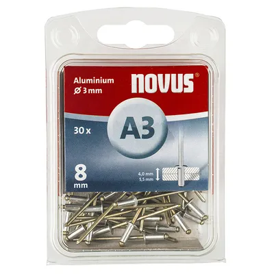 Попнит Novus със стандартна периферия 30 бр./опак., ф 3х8 мм