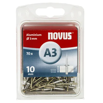 Попнит Novus със стандартна периферия 70 бр./опак., ф 3х10 мм