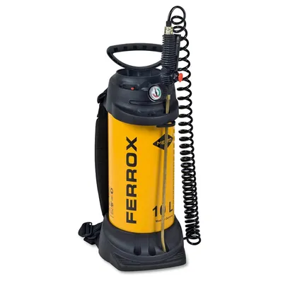 Гръбна пръскачка Mesto ръчна пластмасова 10 л, 6 bar, NBR, Ferrox 3585G