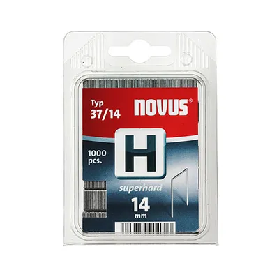 Скоби за такери Novus  тип H37, 10.6x0.75x14 мм, 1000 бр.