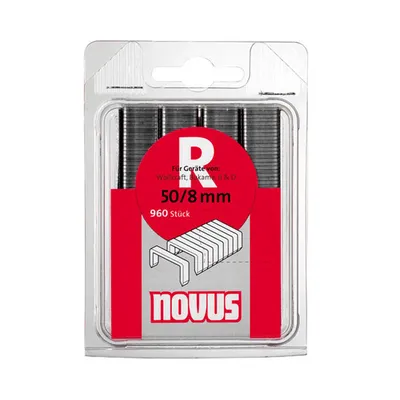Скоби за такери Novus  тип R50, 12.5x1.25x8 мм, 960 бр.