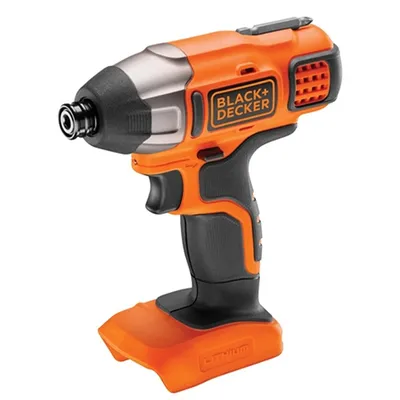 Акумулаторен ударен гайковерт Black & Decker с колекторен двигател   без батерия и зарядно, 18 V, 155 Nm, шестостен, 1/4", BDCIM18N
