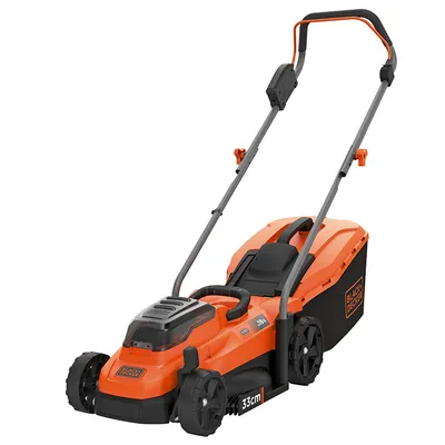 Акумулаторна косачка Black & Decker  без батерия и зарядно, 2x18 V, 330 мм, 300 м2, BCMW3318N