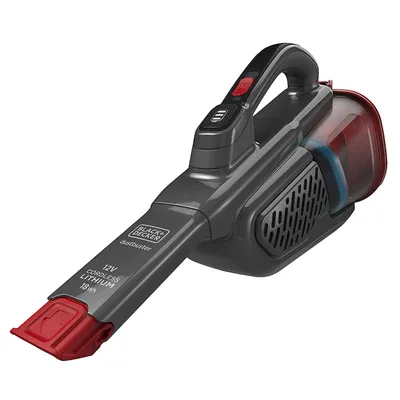 Акумулаторна прахосмукачка Black & Decker за сухо почистване с вградена батерия и зарядно, 18 W, 12 V, 1.5 Ah, 0.7 л, BHHV315J