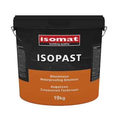 Битумен грунд Isomat на водна основа  19 кг, черен, Isopast