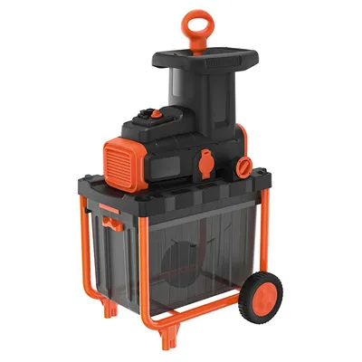 Дробилка за клони Black & Decker електрическа 2800 W, 45 мм, 45 л, BEGAS5800