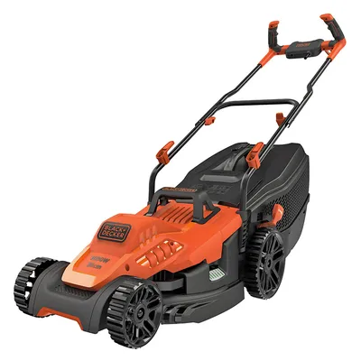 Електрическа косачка Black & Decker с кош  1.6 kW, 380 мм, 600 м2, BEMW471BH