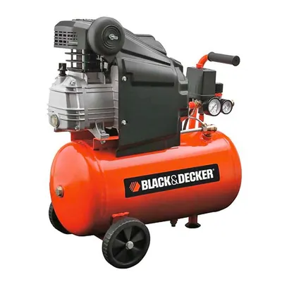 Електрически компресор Black & Decker  2 к.с., 24 л, 210 л/мин, 8 bar, BD205/24