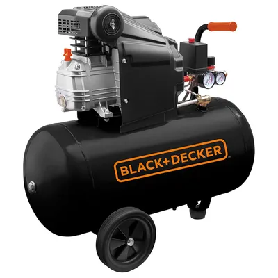 Електрически компресор Black & Decker  2 к.с., 50 л, 210 л/мин, 8 bar, BD205/50