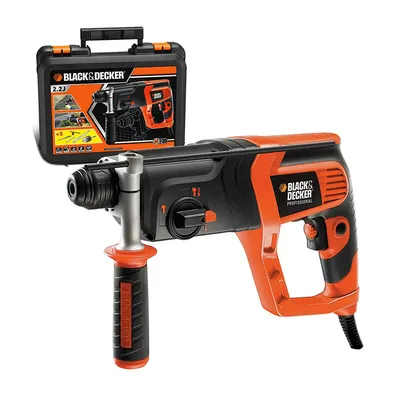Електрически перфоратор Black & Decker  SDS-plus, 800 W, 2.2 J, 0-5180 уд./мин, KD985KA