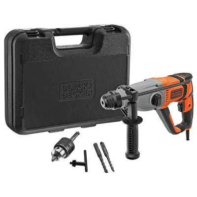 Електрически перфоратор Black & Decker  SDS-plus, 800 W, 2.2 J, 0-5500 уд./мин, BEHS02K