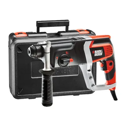 Електрически перфоратор Black & Decker  SDS-plus, 850 W, 2.4 J, 0-5180 уд./мин, KD990KA