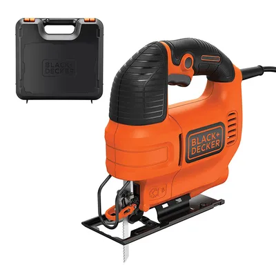 Електрически прободен трион зеге Black & Decker с плавно регулиране  520 W, 0-3000 хода/мин, 15 мм, KS701EK