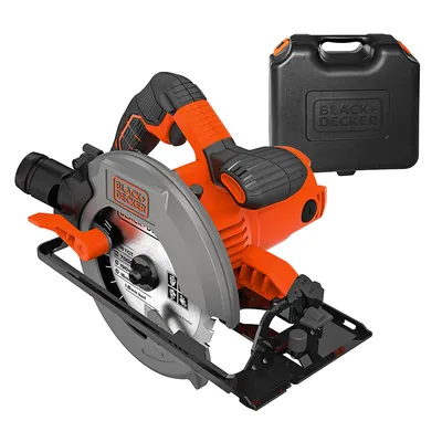 Електрически ръчен циркуляр Black & Decker  1500 W, ф 190 мм, 5500 об./мин, CS1550K