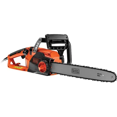 Електрическа резачка за дърва Black & Decker 2200 W, 45 см, 3/8 ", 1.3 мм, 62 звена, CS2245