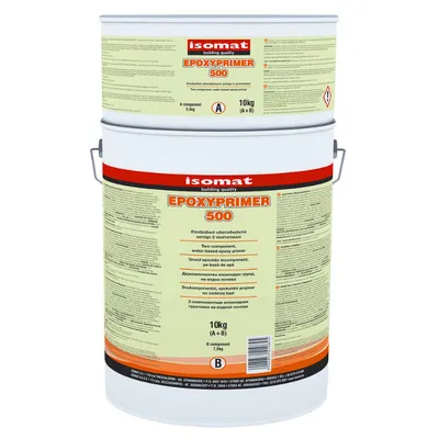 Грунд епоксиден Isomat за подови покрития  20 кг, бледожълт, Epoxyprimer 500