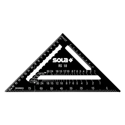 Измервателен триъгълник Sola  185x185x262 мм, RS 18