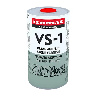 Лак акрилен Isomat за камък  1 л, безцветен, VS-1