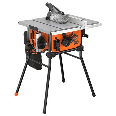 Настолен циркуляр Black & Decker в комплект със стойка   1800 W, ф 254 мм, 4800 об./мин, BES720