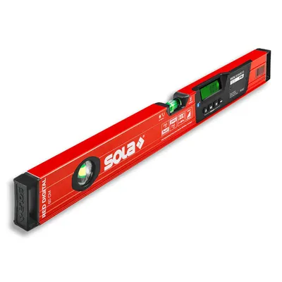 Нивелир алуминиев кутия Sola дигитален 600 мм, 0.5 мм/м, Bluetooth, Red Digital 60