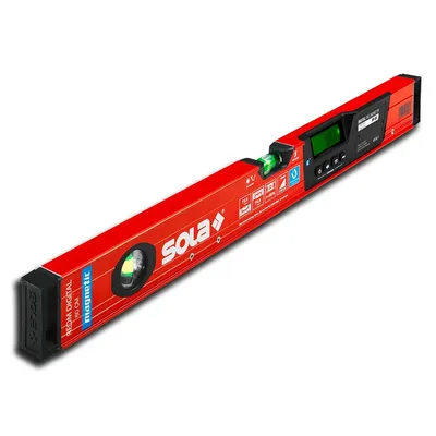 Нивелир алуминиев кутия Sola дигитален 600 мм, 0.5 мм/м, Bluetooth, REDM 60 Digital