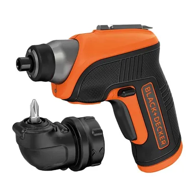 Акумулаторна отвертка Black & Decker    с вградена батерия и зарядно, 3.6 V, 1.5 Ah, 1/4", 5.5 Nm, CS3652LC