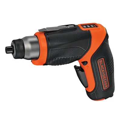 Акумулаторна отвертка Black & Decker  с вградена батерия и USB кабел, 3.6 V, 1.5 Ah, 1/4", 6 Nm, CS3653LC
