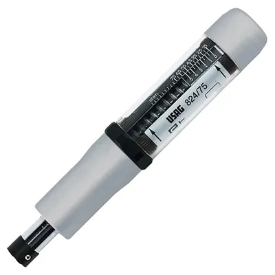 Динамометрична отвертка Usag с държач за битове  1/4"x135 мм, 1.5-7.5 Nm, 824 A/75