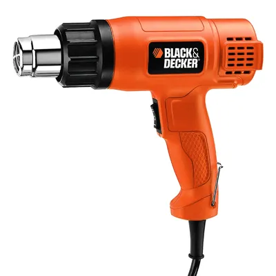 Пистолет за горещ въздух Black & Decker електрически в кутия 1750 W, 570-740 л/мин, 600 °C, KX1650