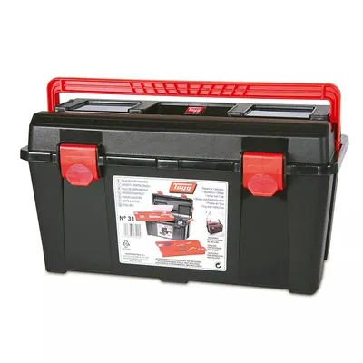 Пластмасов куфар Tayg за инструменти 445х235х230 мм, черен, N31