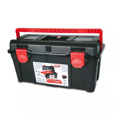 Пластмасов куфар Tayg за инструменти  580x285x290 мм, черен, N34