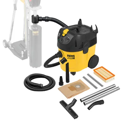 Прахосмукачка REMS за сухо и мокро почистване  1200 W, 4400 л/мин, 35 л, Pull M Set D