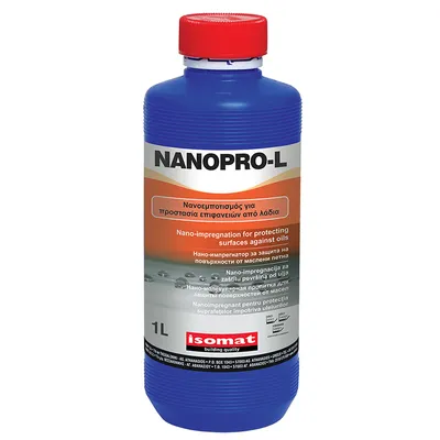 Препарат Isomat за импрегниране на камък и подови плочи 1 л, бял, Nanopro-M