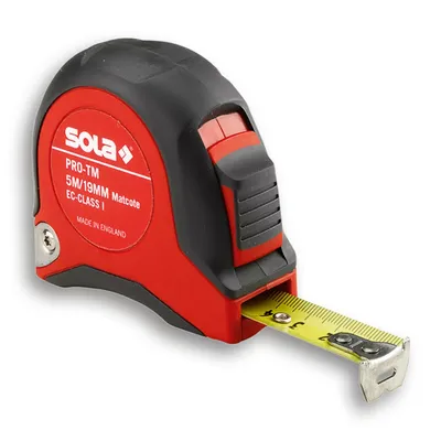 Противоударна гумирана ролетка Sola  5 м, PRO-TM 5