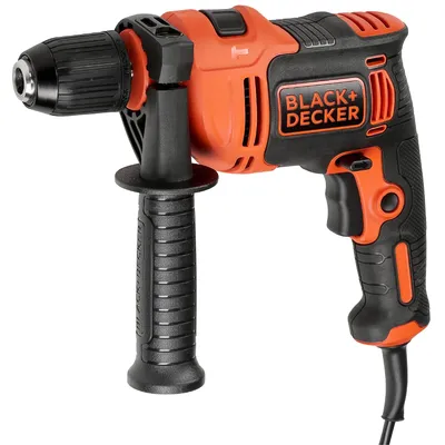Ударна бормашина Black & Decker кабелна 710 W, 0-2800 об./мин, 1.5-13 мм, BEH710