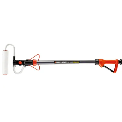 Валяк за боядисване Black & Decker с пълнител за боя  ф 50 мм, BDPR400