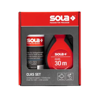 Зидарска чертилка Sola комплект с боя  230 г, 30 м, CLKS SET B