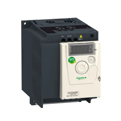 Честотен регулатор Schneider Electric за асинхронни двигатели с радиатор  200-240 V, 1.5 kW, 2 к.с., Аltivar ATV12